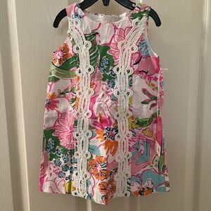 Lilly Pulitzer for Target Nosie Posey Floral Shift Dress Girls Size 2T NWT